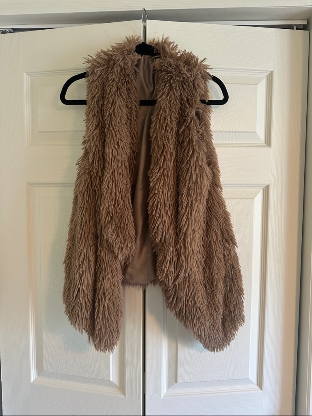 Cozy Faux Fur Taupe Vest
